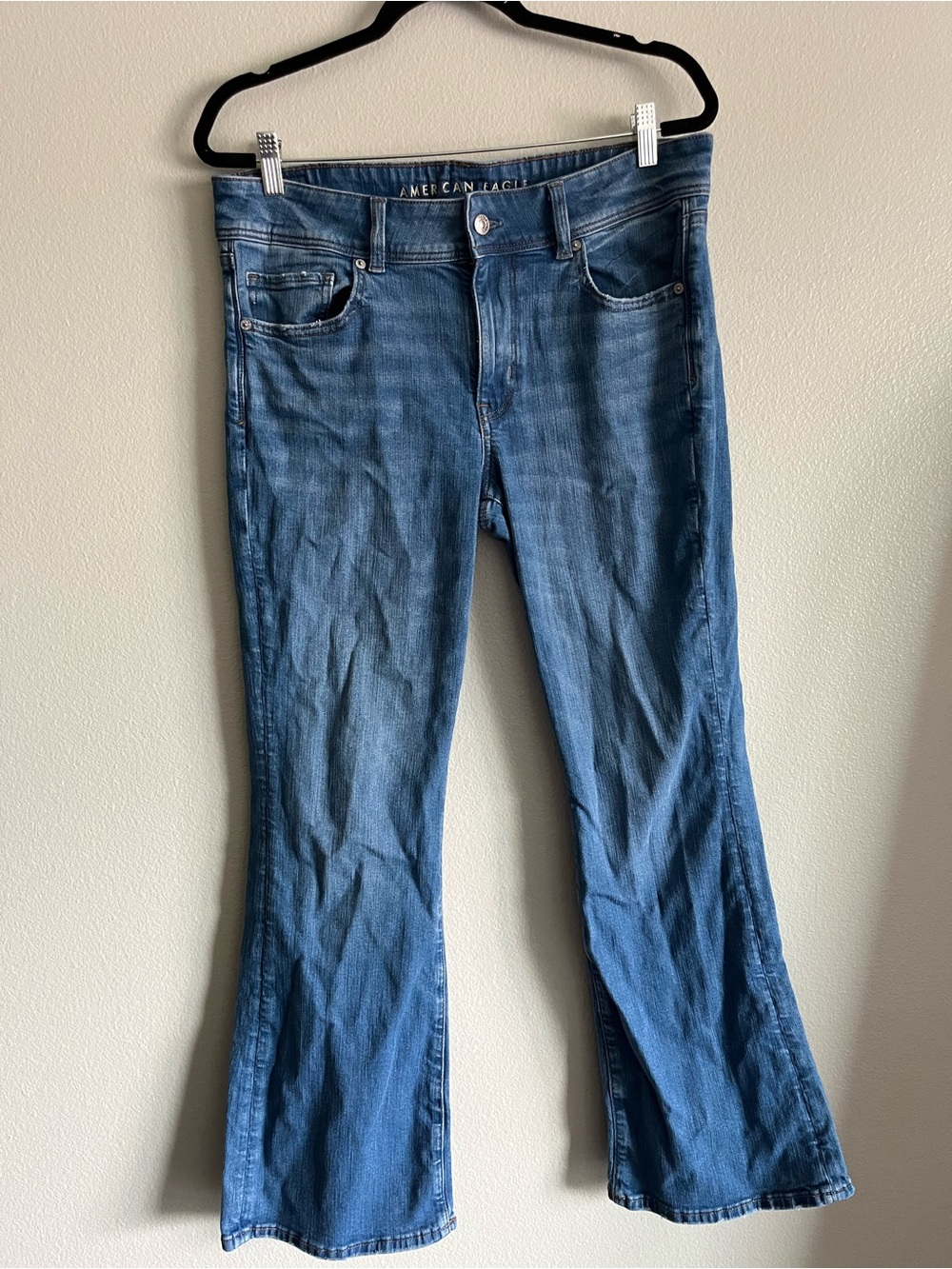 American Eagle Outfitters Medium Blue Flare Jeans